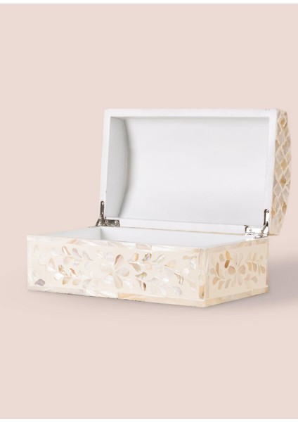 Sedef Seramik Dikdörtgen Dekoratif Kutu 25 x 15 cm indirimleri