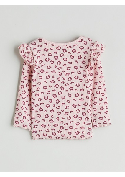 Yeni Sezon Bisiklet Yaka Baskılı Kız Bebek Pijama Takımı fırsatları