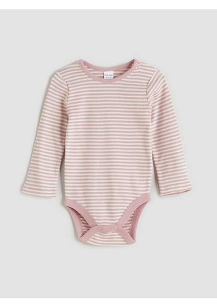 Yeni Sezon Baskılı Kız Bebek Çıtçıtlı Bodysuit 2'li indirimleri