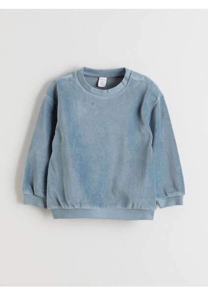 Yeni Sezon Bisiklet Yaka Kadife Erkek Bebek Sweatshirt ve Eşofman Altı fiyatları