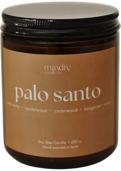 Amber Serisi Palo Santo Kokulu Soya Mumu 250 ml