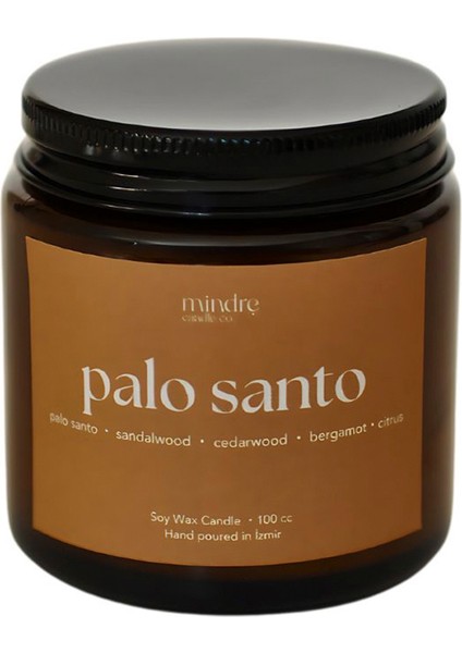 Amber Serisi Palo Santo Kokulu Soya Mumu 100 ml