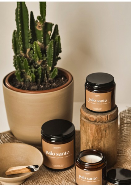 Amber Serisi Palo Santo Kokulu Soya Mumu 100 ml fiyatları