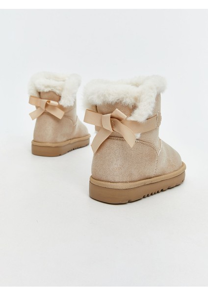 Yeni Sezon Süet Görünümlü Kız Bebek Bot indirimleri