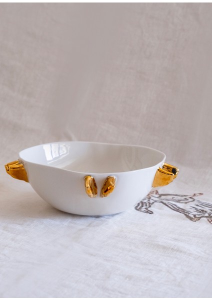 Volans Transparan Krem Porselen Kase 18 cm fiyatları