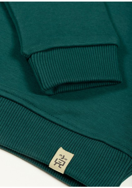 Cool Nakışlı Yeşil Uzun Kollu Erkek Çocuk Sweatshirt fırsatları