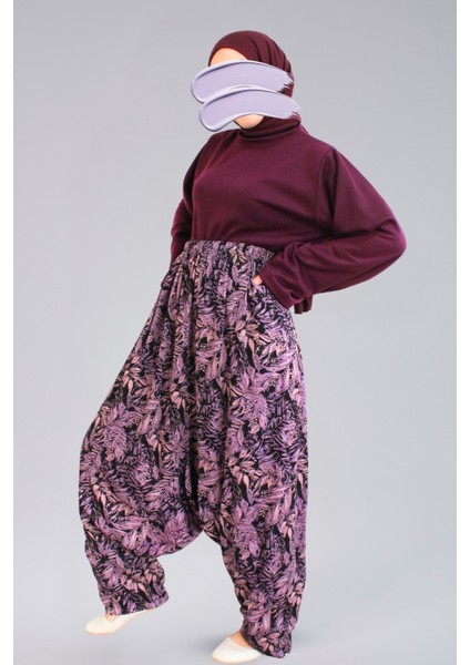 Kışlık Viskon Şalvar - Gabardin Viskon Kadın Şalvar Standart Beden modelleri