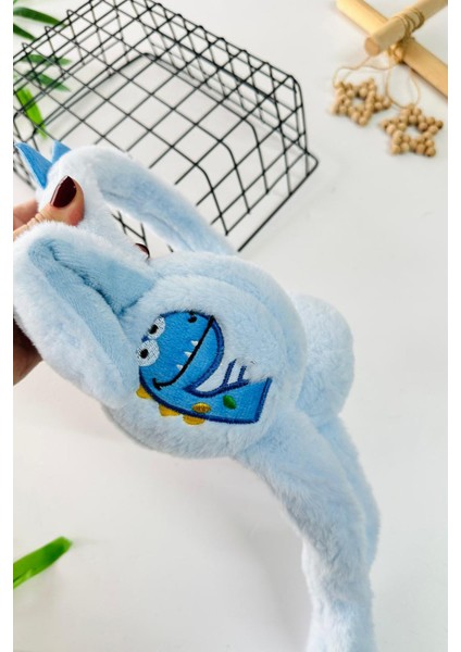 Dino Detaylı Pelüş Kız Çocuk kulaklık - Bebe Mavi fiyatları