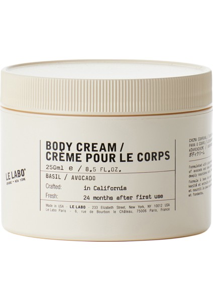 Basil 250 ml Vücut Kremi