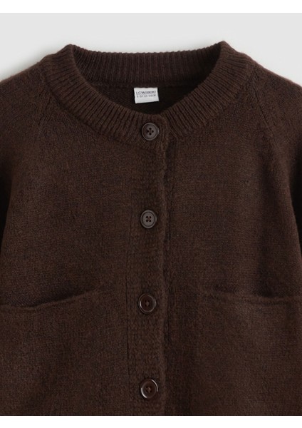 Yeni Sezon Bisiklet Yaka Kız Çocuk Triko Hırka modelleri