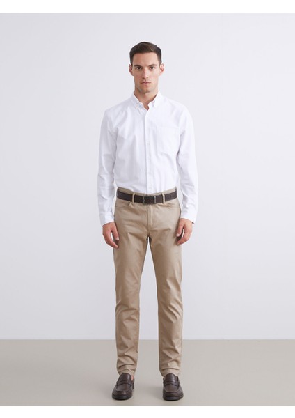 Yeni Sezon Regular Fit Uzun Kollu Armürlü Erkek Gömlek fiyatları