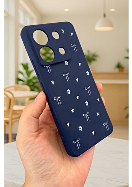 Xiaomi Redmi Note 13 Pro 5g Mini Fiyonk Desenli Silikon Darbe Emici Klasik Korumalı Rubber KILIF277 modelleri