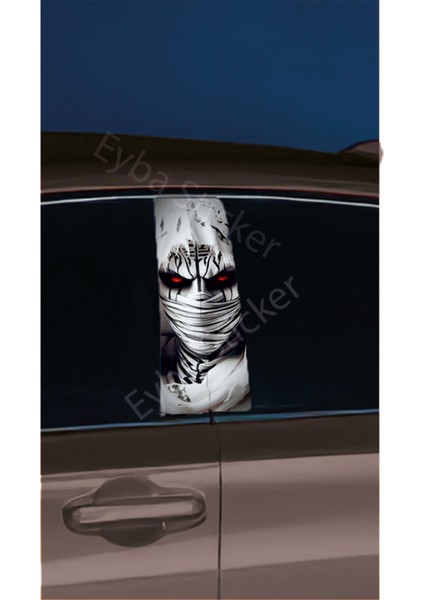 Araç Kapı Direk Kaplama Folyosu Asasian Desenli Drk9 (Sağ Sol Takım) (2 Adet) - 22X50 cm