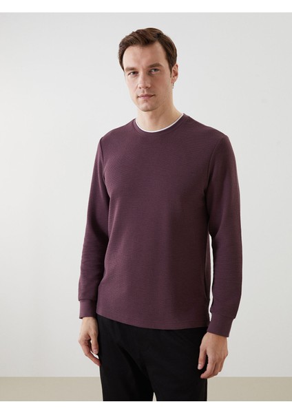 Yeni Sezon Bisiklet Yaka Uzun Kollu Erkek Sweatshirt