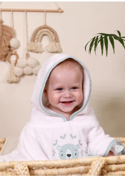 Teddy Bear Bambu Unisex Bebek ve Çocuk Panço Havlu modelleri