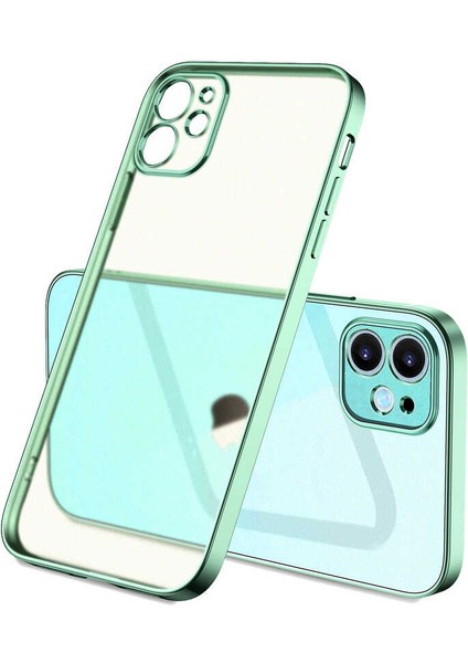 iPhone 11 Uyumlu N7TH Mat Gbox Kapak-Yeşil
