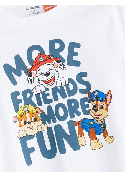 Yeni Sezon Bisiklet Yaka Paw Patrol Baskılı Erkek Çocuk Tişört fiyatları