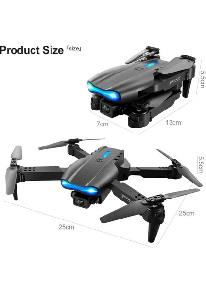 E99 Full Hd Çift Kamera Katlanabilir Drone – Fpv, Otomatik Kalkış/iniş, 20 Dk Uçuş Süresi modelleri
