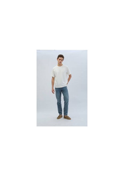 Ekru Bisiklet Yaka Düz Sweatshırt fiyatları