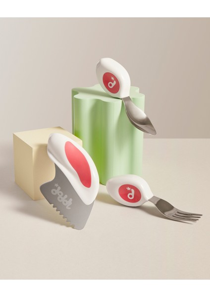 Magenta Ergonomik 3'lü Çatal Kaşık Bıçak Seti modelleri