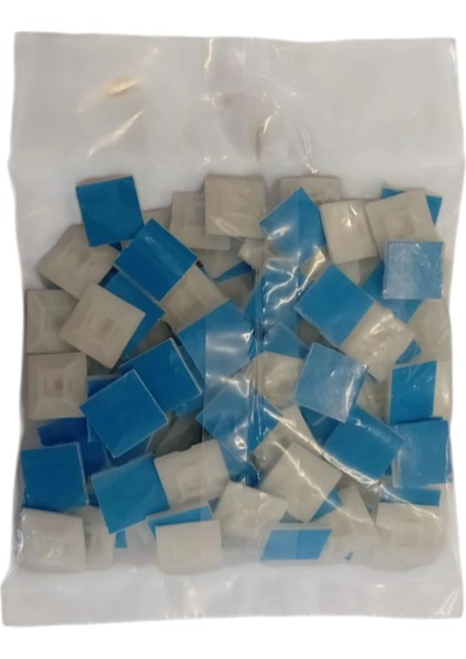 Yapışkan Kare Kroşe 20X20 Beyaz (100LÜ Paket) fiyatları