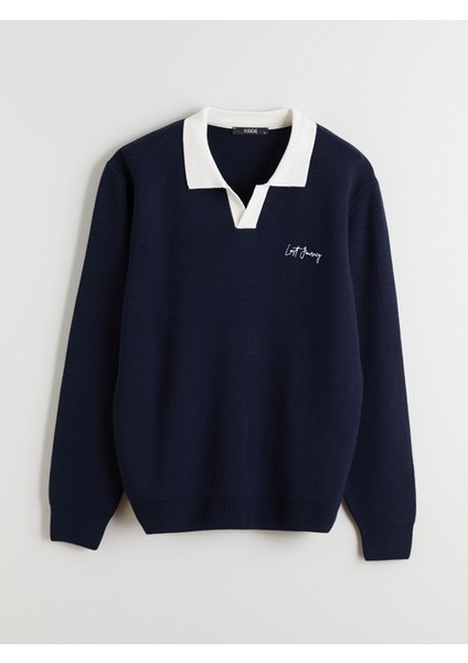 Yeni Sezon Polo Yaka Erkek Triko Kazak indirimleri