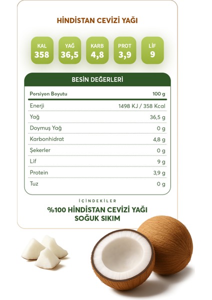 Hindistan Cevizi Yağı 150 ml indirimleri