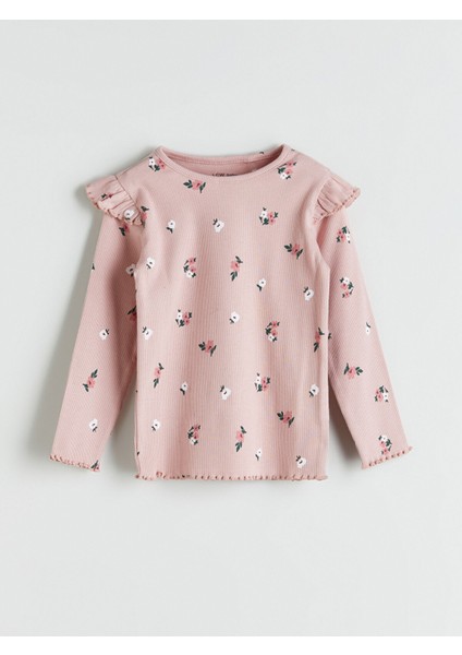 Yeni Sezon Bisiklet Yaka Baskılı Kız Bebek Pijama Takım fiyatları