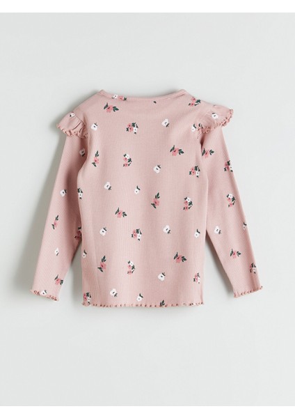 Yeni Sezon Bisiklet Yaka Baskılı Kız Bebek Pijama Takım fırsatları