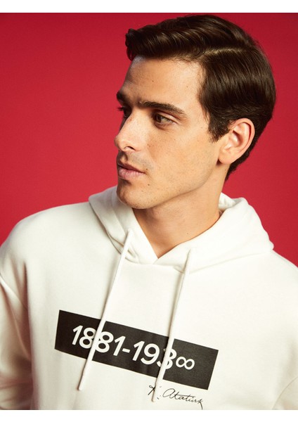 Yeni Sezon Uzun Kollu Baskılı Erkek Kalın Hoodie fiyatları