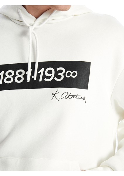 Yeni Sezon Uzun Kollu Baskılı Erkek Kalın Hoodie indirimleri