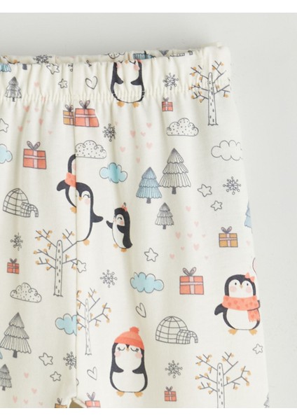 Yeni Sezon Beli Lastikli Baskılı Kız Bebek Pijama Alt fiyatları