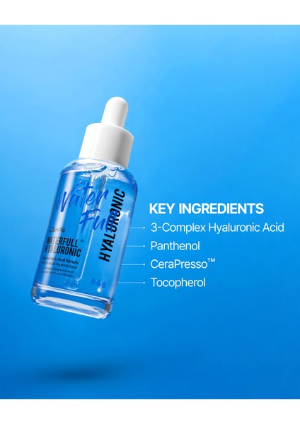 Waterfull Hyaluronic Serum Kırışıklık Karşıtı Hyaluronik Asit Serumu 50ML