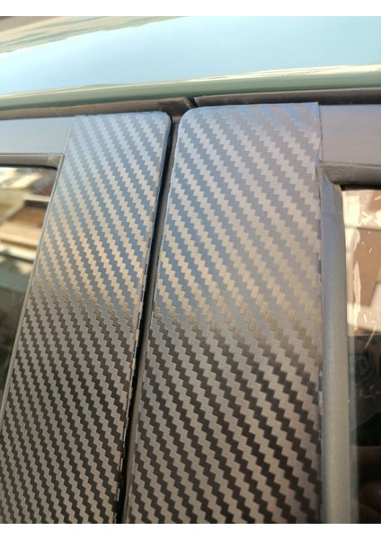 Karbon Folyo 50X25 cm 2 Adet / Karbon Araç Kapı Direği Kaplama / Karbon Araç Kapı Direk Kaplama fiyatları