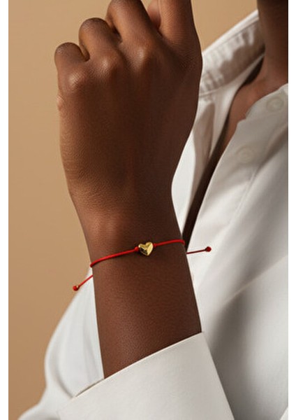 Kırmızı Ipli Kalp Şans Bileklik Hediye Arkadaş fiyatları