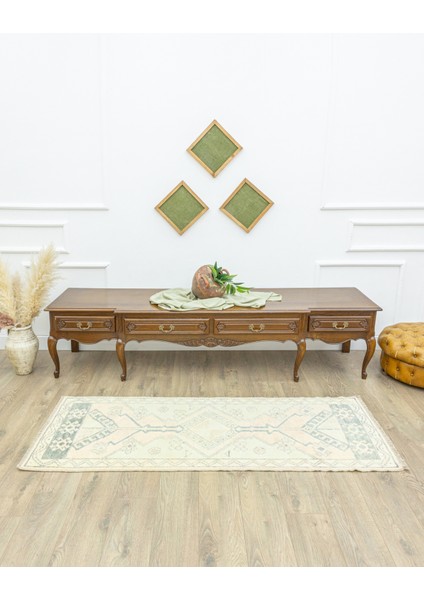 Yulsa Geometrik Desenli Yün Halı 70 x 193 cm fiyatları