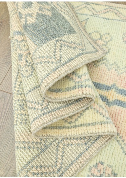 Yulsa Geometrik Desenli Yün Halı 70 x 193 cm