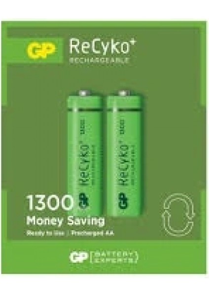 Gp Recyko 1300MAH Aa Şarjlı Kalem Pil 132C133 2li Kart (4887)