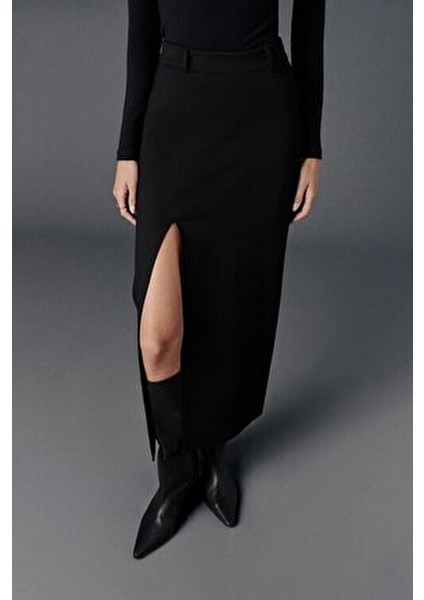 Yırtmaçlı Maxi Etek modelleri