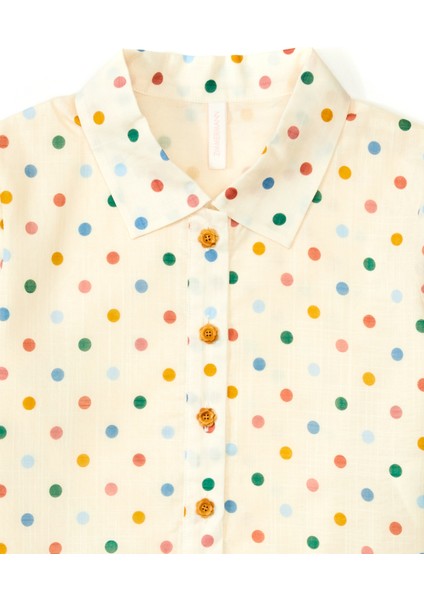 Çok Renkli Kız Çocuk Gömlek modelleri