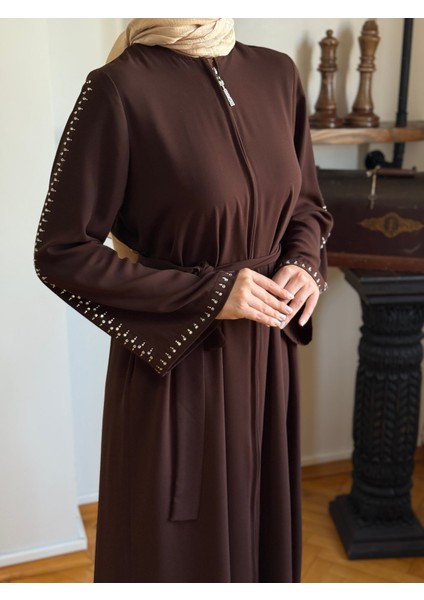 Acı Kahve Premium Taşlı Mevlana Ferace 5049 fırsatları