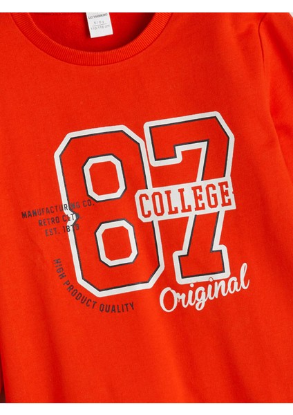 Yeni Sezon Bisiklet Yaka Erkek Bebek Sweatshirt ve Eşofman Alt 2'li modelleri