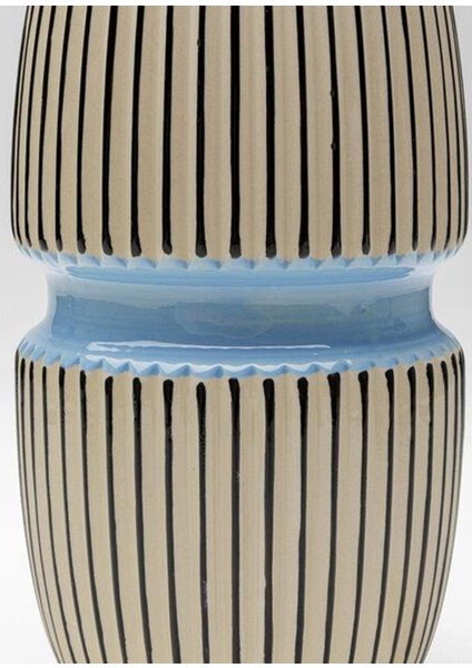 Calabria Blue Porselen Vazo 31 cm modelleri