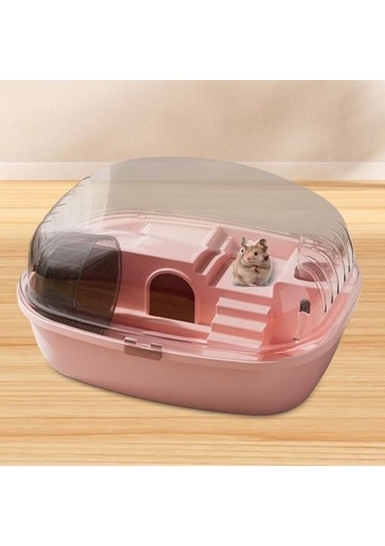 Şeffaf Üstlü ve Kolay Erişimli Lüks Hamster Evi