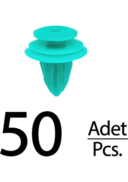 Toyota ve Tesla Için Kapı Döşeme Klipsi- 50 Adet