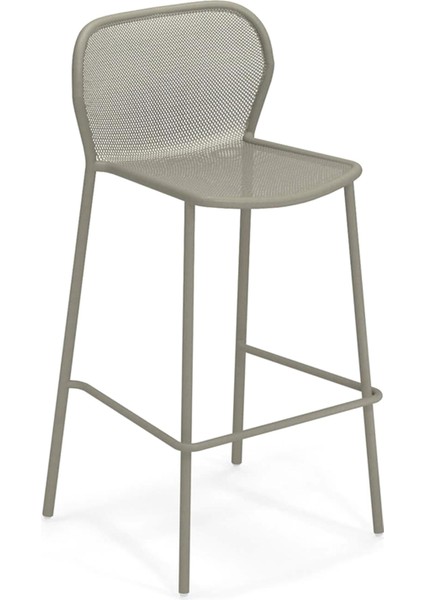 Darwin Çelik Gri Bar Sandalyesi