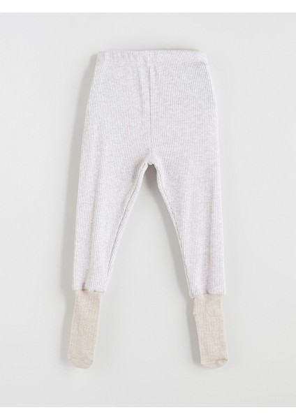 Yeni Sezon Beli Lastikli Çoraplı Erkek Bebek Pijama Alt 2'li fırsatları