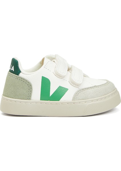 V 12 Chromefree Beyaz Unisex Çocuk Deri Sneaker