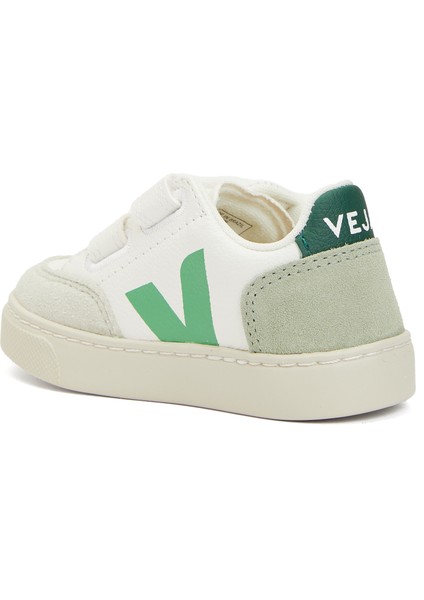 V 12 Chromefree Beyaz Unisex Çocuk Deri Sneaker modelleri