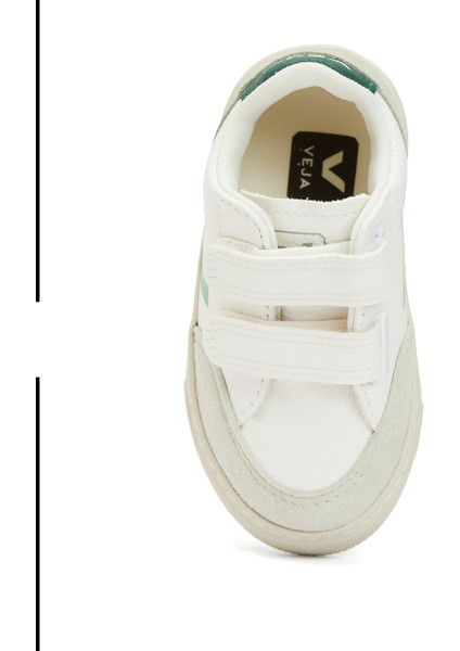V 12 Chromefree Beyaz Unisex Çocuk Deri Sneaker fırsatları